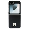Etui DKNY Leather Metal Stack Logo do Samsung Galaxy Z Flip 6 Czarny Seria telefonu Galaxy Z