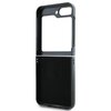 Etui DKNY Leather Metal Stack Logo do Samsung Galaxy Z Flip 6 Czarny Gwarancja 24 miesiące