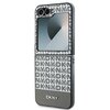 Etui DKNY Repeat Pattern Bottom Stripe do Samsung Galaxy Z Flip 6 Brązowy Model telefonu Galaxy Z Flip 6