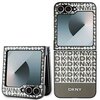 Etui DKNY Repeat Pattern Bottom Stripe do Samsung Galaxy Z Flip 6 Brązowy