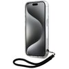 Etui KARL LAGERFELD Zebra With Cord do Apple iPhone 15 Pro Max Fioletowy Dominujący kolor Fioletowy