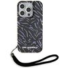 Etui KARL LAGERFELD Zebra With Cord do Apple iPhone 15 Pro Max Fioletowy Kompatybilność Apple iPhone 15 Pro Max