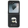 Etui KARL LAGERFELD Saffiano Monogram do Samsung Galaxy Z Flip 6 Czarny Seria telefonu Galaxy Z