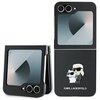 Etui KARL LAGERFELD Saffiano Metal Pin do Samsung Galaxy Z Flip 6 Czarny