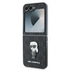Etui KARL LAGERFELD Saffiano Monogram Ikonik Pin do Samsung Galaxy Z Flip 6 Czarny Typ Etui nakładka