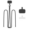Smycz do telefonu TECH-PROTECT C5S Rope Crossbody Strap Czarny