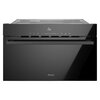 Kuchenka mikrofalowa AMICA AMMB34E1GVB średnica 34.5 cm pojemność 34 L MultiWave System Grill ChildLock Czarny