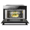 Kuchenka mikrofalowa AMICA AMMB34E1GVB średnica 34.5 cm pojemność 34 L MultiWave System Grill ChildLock Czarny Funkcje podstawowe Grill (mikrofala)