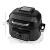 Air Fryer Frytkownica beztłuszczowa NEDIS KAAFG600BK Funkcje dodatkowe Grillowanie