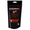 Czarne opakowanie z napisem "Conductonaut extreme" w kolorze białym i czerwonym oraz logo "thermal grizzly" w kolorze czerwonym. Na opakowaniu znajdują się również informacje o produkcie w kilku językach oraz adres strony internetowej: www.thermal-grizzly