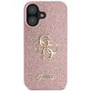 Etui GUESS Fixed Glitter Big 4G do Apple iPhone 16 Plus Różowy Model telefonu iPhone 16 Plus
