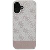 Etui GUESS 4G Bottom Stripe do Apple iPhone 16 Plus Różowy Model telefonu iPhone 16 Plus