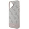 Etui GUESS 4G Bottom Stripe do Apple iPhone 16 Plus Różowy Dominujący kolor Różowy