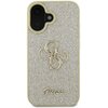 Etui GUESS Fixed Glitter Big 4G do Apple iPhone 16 Złoty Seria telefonu iPhone