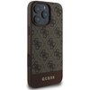Etui GUESS 4G Bottom Stripe do Apple iPhone 16 Pro Brązowy Model telefonu iPhone 16 Pro