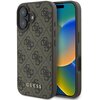 Etui GUESS 4G Classic do Apple iPhone 16 Plus Brązowy