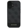 Etui GUESS 4G Bottom Stripe do Apple iPhone 16 Szary Model telefonu iPhone 16