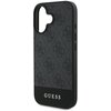 Etui GUESS 4G Bottom Stripe do Apple iPhone 16 Szary Typ Etui nakładka