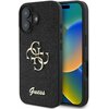 Etui GUESS Fixed Glitter Big 4G do Apple iPhone 16 Czarny