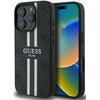 Etui GUESS 4G Printed Stripes MagSafe do Apple iPhone 16 Pro Czarny