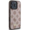 Etui GUESS Peony Script MagSafe do Apple iPhone 16 Pro Brązowy