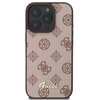 Etui GUESS Peony Script MagSafe do Apple iPhone 16 Pro Brązowy Seria telefonu iPhone