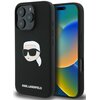 Etui KARL LAGERFELD Silicone Karl Head Print MagSafe do Apple iPhone 16 Pro Max Czarny