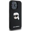 Etui KARL LAGERFELD Silicone Karl Head Print MagSafe do Apple iPhone 16 Pro Max Czarny Seria telefonu iPhone