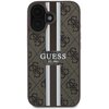 Etui GUESS 4G Printed Stripes MagSafe do Apple iPhone 16 Brązowy Marka telefonu Apple