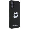 Etui KARL LAGERFELD Silicone Choupette Head Print MagSafe do Apple iPhone 16 Czarny Marka telefonu Apple