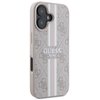 Etui GUESS 4G Printed Stripes MagSafe do Apple iPhone 16 Różowy Kompatybilność Apple iPhone 16