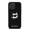 Etui KARL LAGERFELD Sailicone Choupette Head Print MagSafe do Apple iPhone 16 Pro Czarny Seria telefonu iPhone