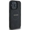 Etui GUESS Saffiano Peony Classic Logo MagSafe do Apple iPhone 16 Pro Czarny Marka telefonu Apple