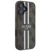 Etui GUESS 4G Printed Stripes MagSafe do Apple iPhone 16 Brązowy Marka telefonu Apple