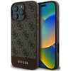 Etui GUESS 4G Bottom Stripe do Apple iPhone 16 Pro Max Brązowy