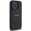 Etui GUESS Saffiano Peony Classic Logo MagSafe do Apple iPhone 16 Pro Max Czarny Marka telefonu Apple