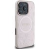 Etui GUESS Saffiano Peony Classic Logo MagSafe do Apple iPhone 16 Pro Max Różowy Marka telefonu Apple