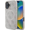 Etui GUESS 4G Ring Classic Logo MagSafe do Apple iPhone 16 Plus Różowy