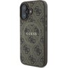 Etui GUESS 4G Ring Classic Logo MagSafe do Apple iPhone 16 Plus Brązowy Model telefonu iPhone 16 Plus
