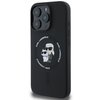 Etui KARL LAGERFELD Silicone KC Heads Ring MagSafe do Apple iPhone 16 Pro Czarny Seria telefonu iPhone