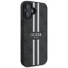 Etui GUESS 4G Printed Stripes MagSafe do Apple iPhone 16 Plus Czarny Kompatybilność Apple iPhone 16 Plus