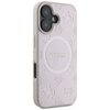 Etui GUESS Saffiano Peony Classic Logo MagSafe do Apple iPhone 16 Różowy Marka telefonu Apple