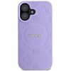 Etui GUESS Saffiano Peony Classic Logo MagSafe do Apple iPhone 16 Fioletowy Seria telefonu iPhone