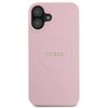 Etui GUESS Grained Ring MagSafe do Apple iPhone 16 Plus Różowy Model telefonu iPhone 16 Plus