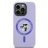 Etui KARL LAGERFELD Silicone KC Heads MagSafe do Apple iPhone 14 Pro Fioletowy Model telefonu iPhone 14 Pro