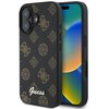 Etui GUESS Peony Script MagSafe do Apple iPhone 16 Plus Czarny