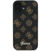 Etui GUESS Peony Script MagSafe do Apple iPhone 16 Plus Czarny Model telefonu iPhone 16 Plus