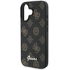 Etui GUESS Peony Script MagSafe do Apple iPhone 16 Plus Czarny Typ Etui nakładka