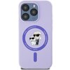 Etui KARL LAGERFELD Silicone KC Heads do Apple iPhone 15 Pro Max Fioletowy Model telefonu iPhone 15 Pro Max