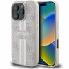 Etui GUESS 4G Printed Stripes MagSafe do Apple iPhone 16 Pro Max Różowy